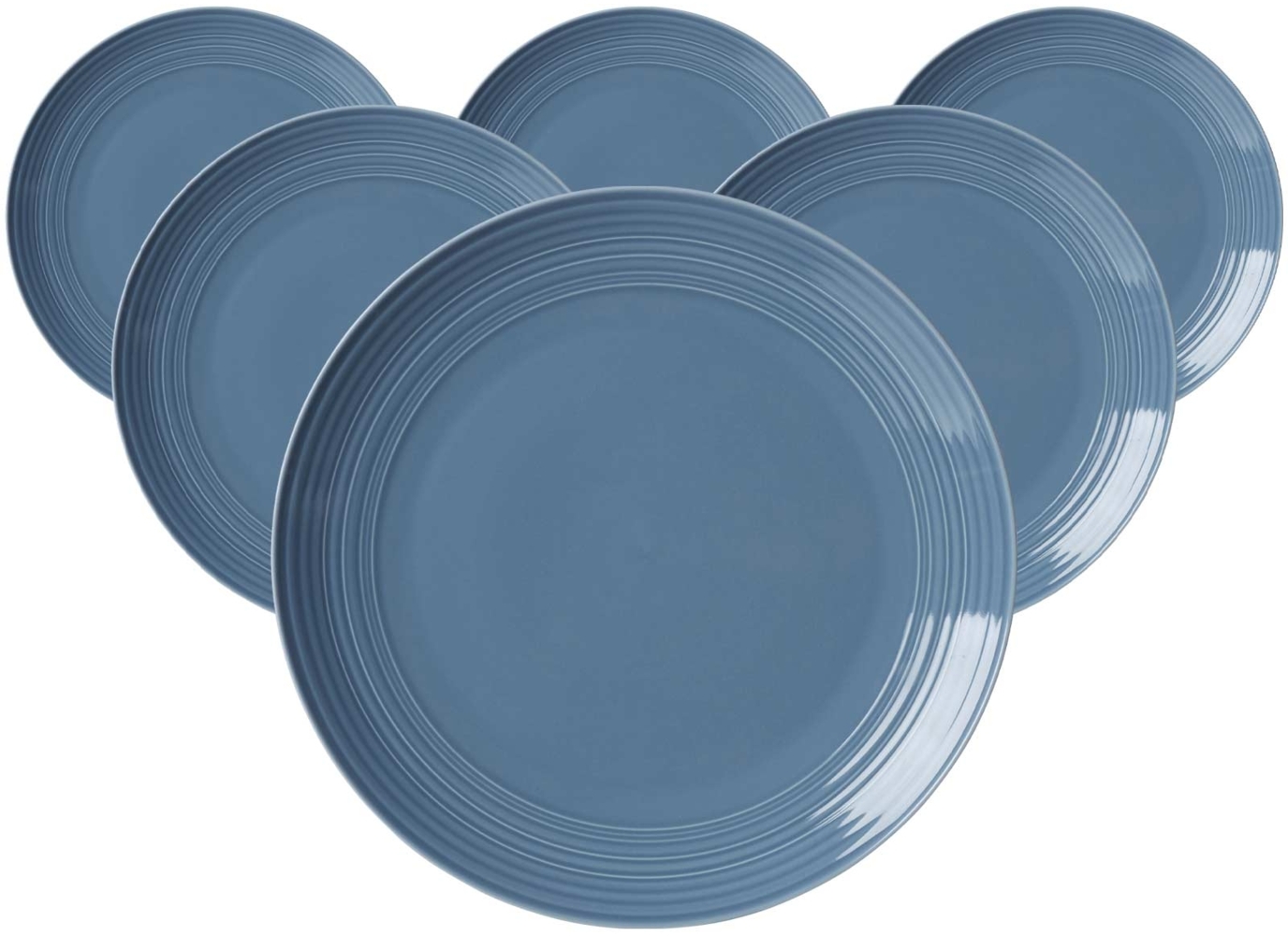 Ritzenhoff & Breker Levi Speiseteller ø 27 cm blau 6er Set Bild 1