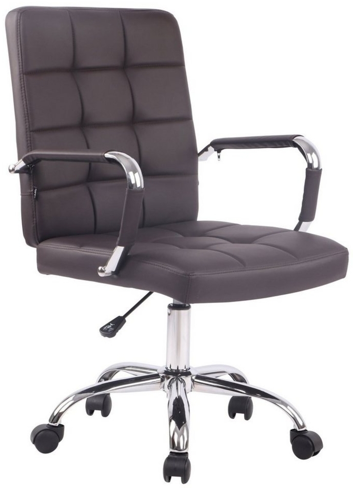 CLP Bürostuhl Deli Pro Kunstleder höhenverstellbar und drehbar,braun Bild 1