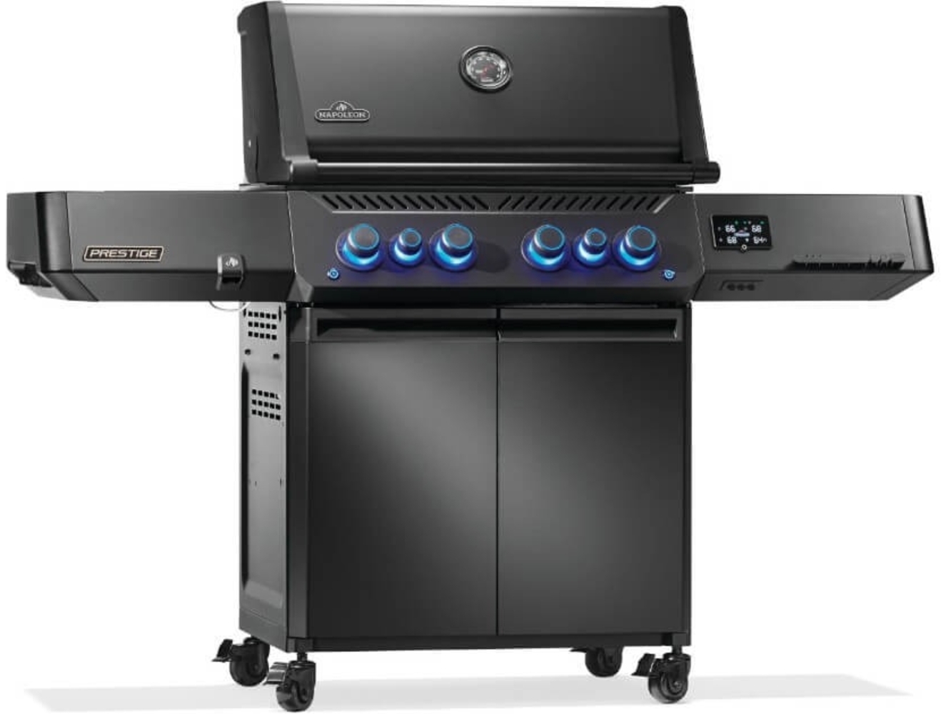 Napoleon Phantom, Prestige 500, Connected, gegossenem Edelstahl Rosten, Mattschwarz Bild 1