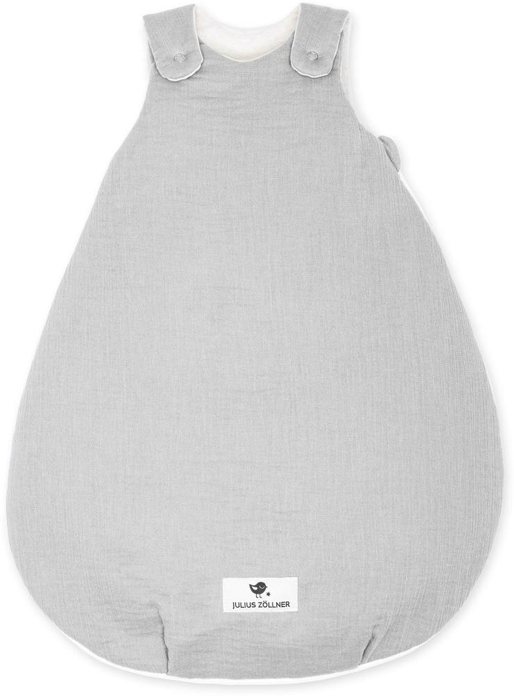 Julius Zöllner Babyschlafsack Musselin grau 50/56 Bild 1