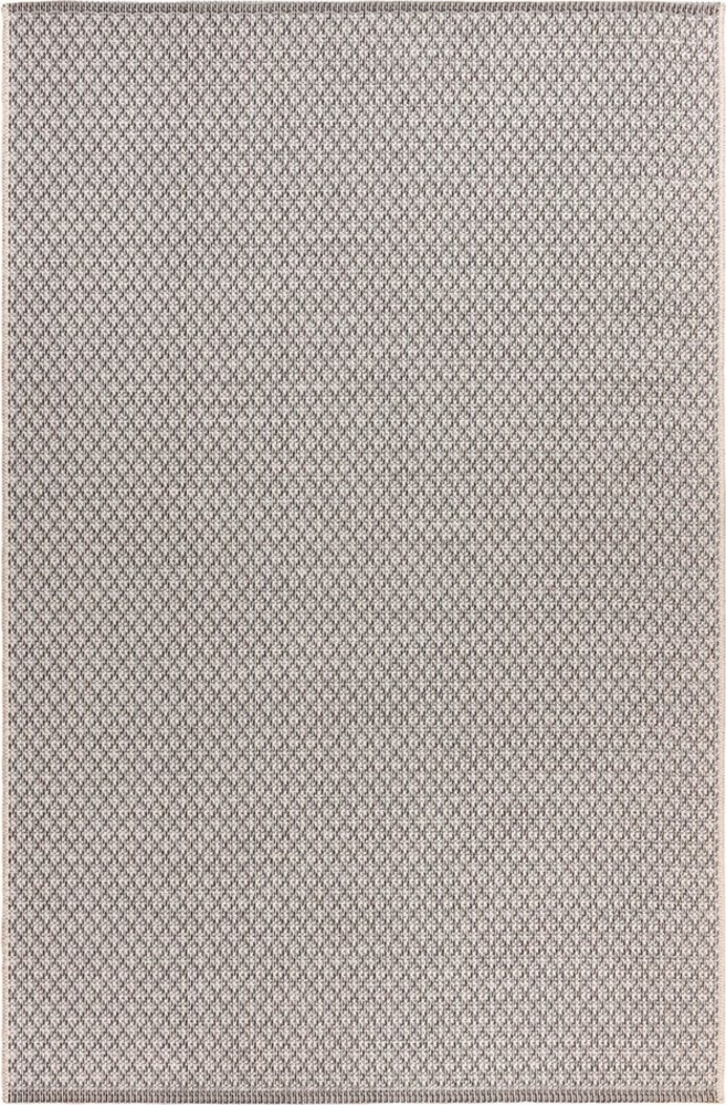 In- und Outdoor Teppich Norrland - Karo, Farbe: Karo Beige Schwarz, Größe: 80x150 cm Bild 1