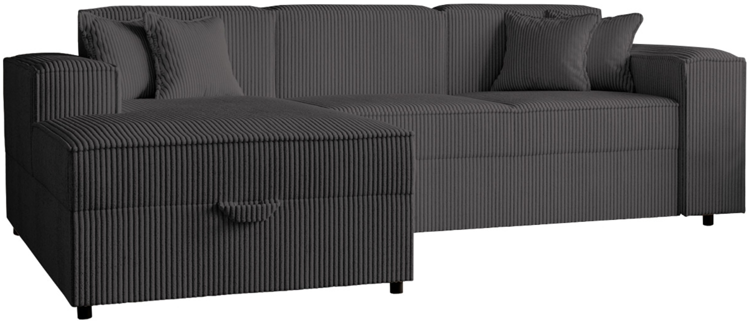 Ecksofa Santos L Cord (Farbe: Poso 34, Seite: Links) Bild 1