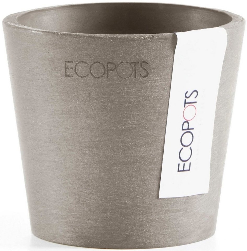 ECOPOTS Blumentopf Amsterdam Mini 8 Taupe, für den Innenbereich Bild 1