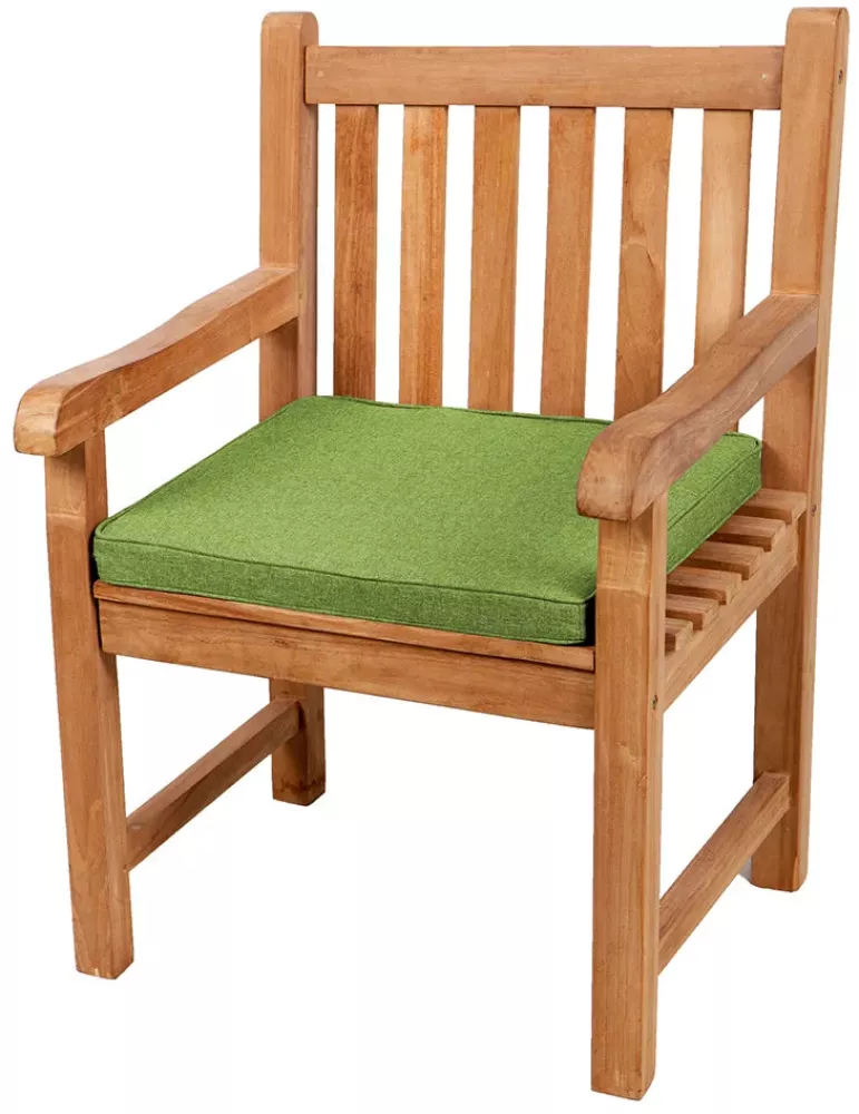 Gutekissen® Sitzkissen für Bank, Gartenschaukeln, Sitz, glatt. FK5 (45x45x5, Limette) Bild 1