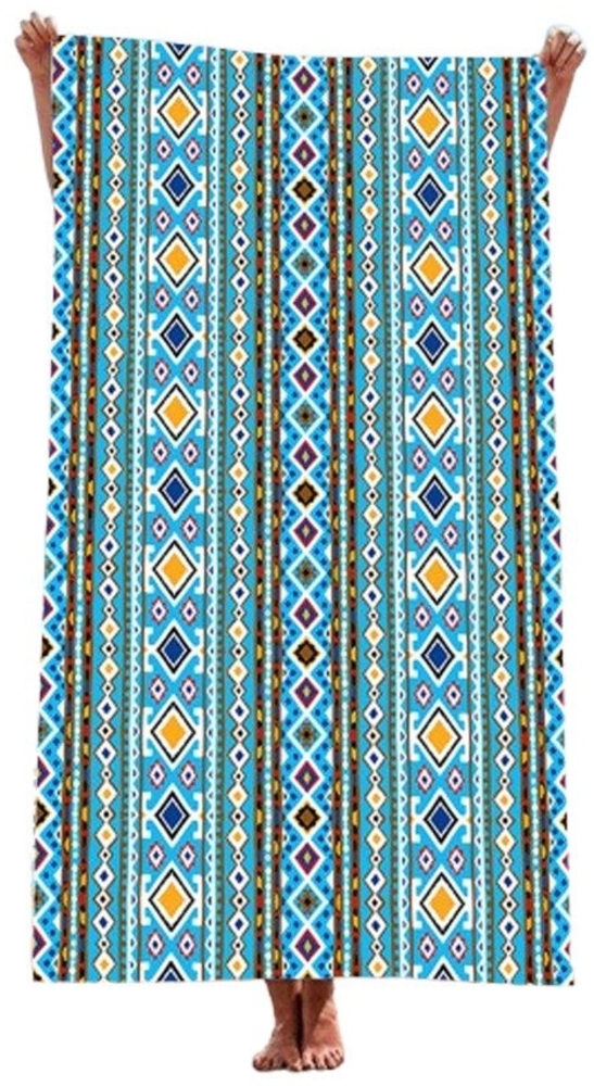 Coonoor Strandtuch XXL Badetuch Strandtuch Microfaser Strandhandtücher 1Set Beach Towels, 180x90 Schnelltrocknend Dünn Strandtücher Groß Leicht Badehandtuch Bild 1