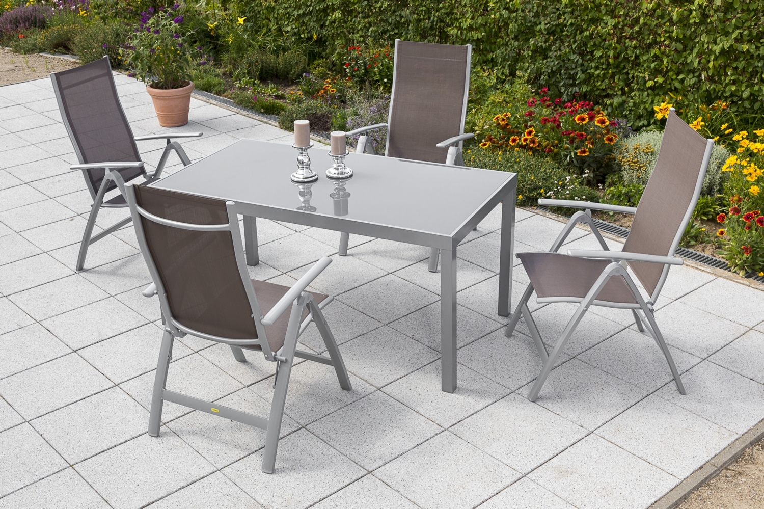 Carrara Set 5tlg, 150x90 cm, taupe Bild 1