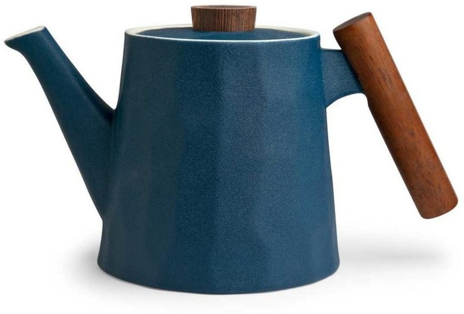 TeaLogic Teekanne Blu mit Holzgriff 1,2 L Porzellan, (1-St) Bild 1