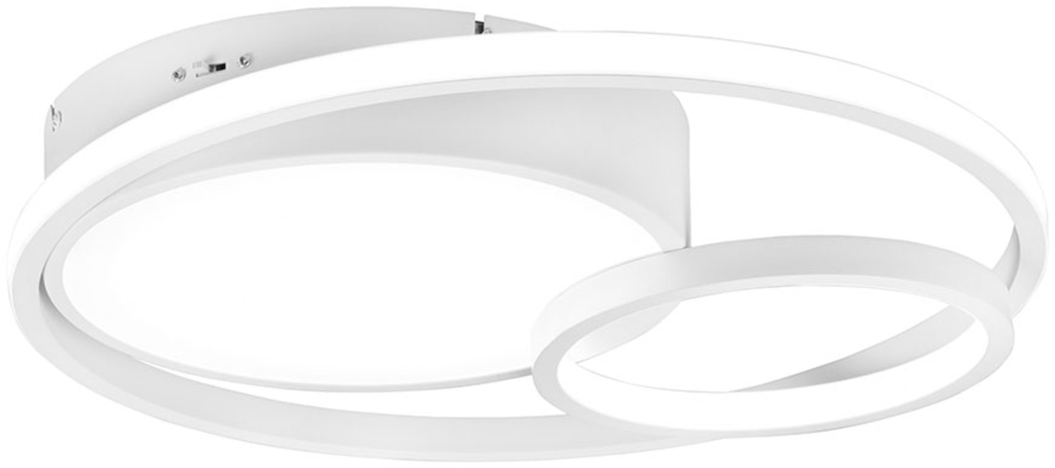 LED Deckenleuchte, weiß-matt, Switch Dimmer, D 48 cm Bild 1