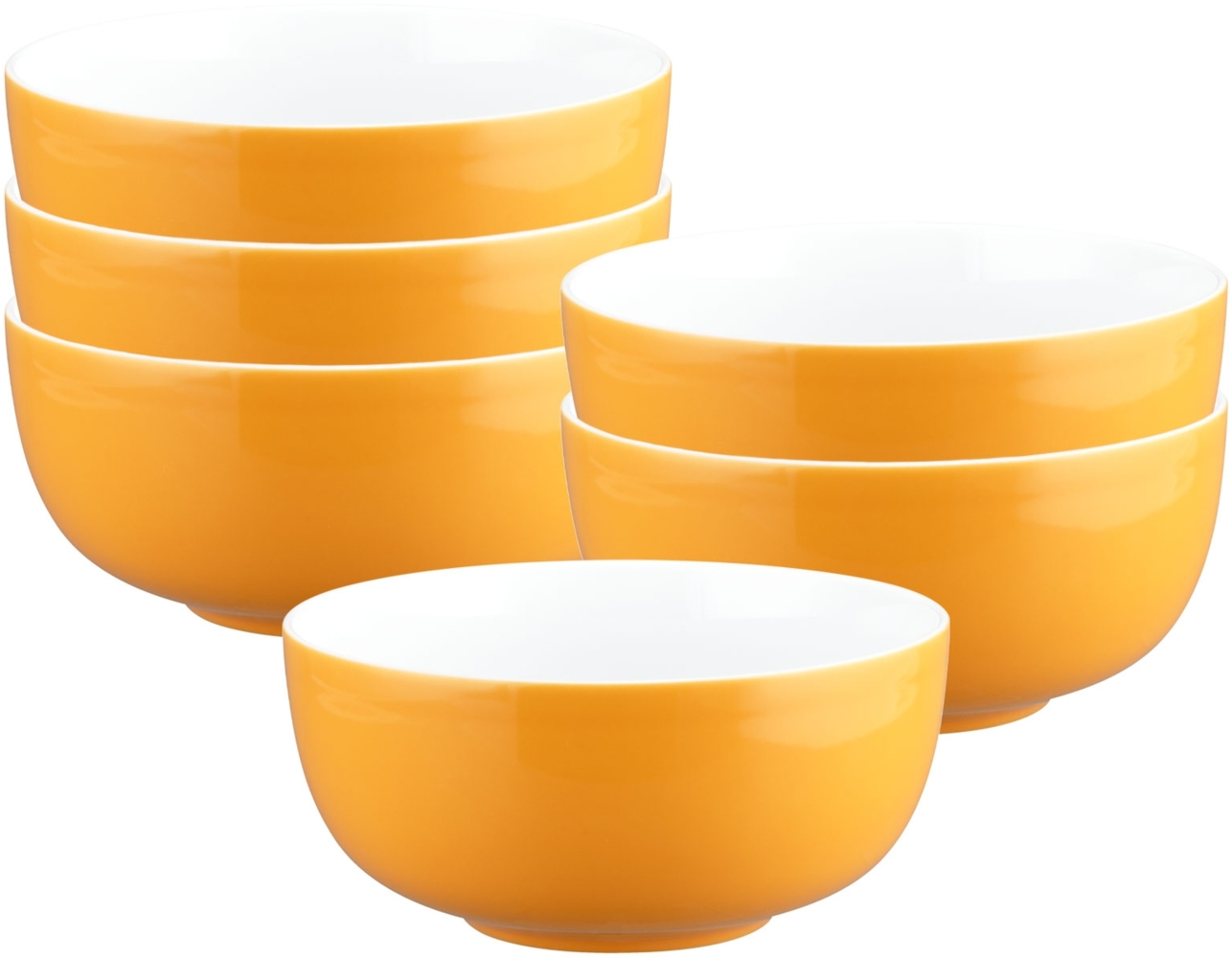 Seltmann Weiden Liberty Pure Colors Müslischale ø 15 cm 6er Set - Mango Orange Bild 1