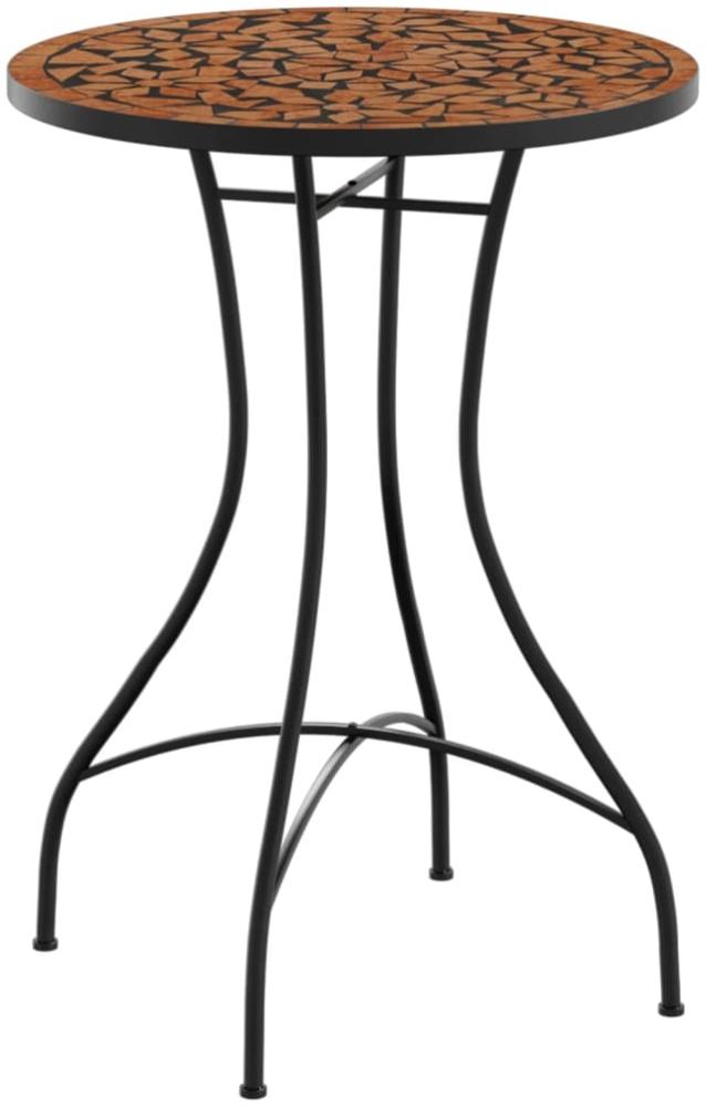 vidaXL Mosaik-Bistrotisch Terrakotta Ø50x70 cm Keramik 4003398 Bild 1