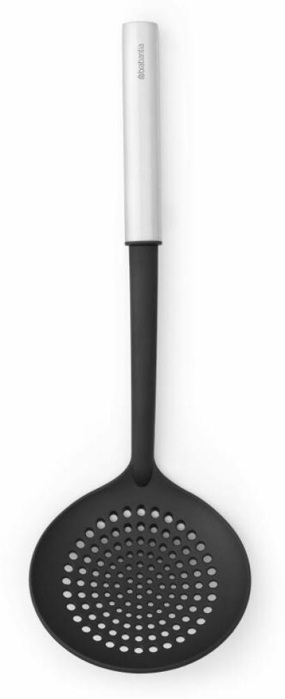 Brabantia Schaumlöffel Profile, beschichtet, Kochutensil, Küchenhelfer, Stahl, Matt Steel, 38. 6 cm, 250583 Bild 1