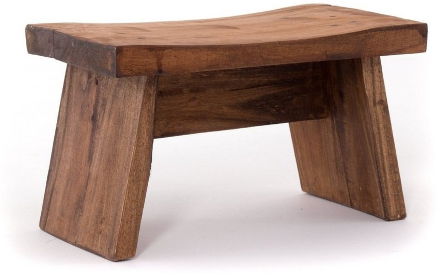 DESIGN DELIGHTS Hocker NOSTALGISCHER FUßHOCKER "SCHEMEL", Altholz massiv, Holzhocker, Farb Bild 1