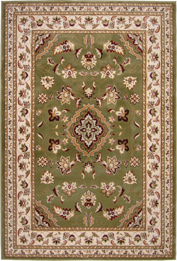 Kadima Design Traditioneller Teppich in Trendfarben "Glazert". Farbe: Grün, 160x230 cm Bild 1