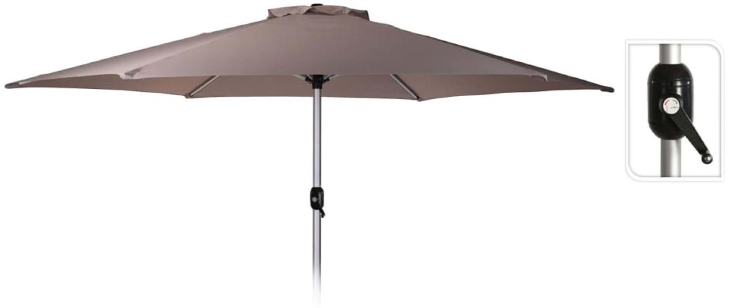 ProGarden Sonnenschirm Mardi 270 cm Taupe 436219 Bild 1