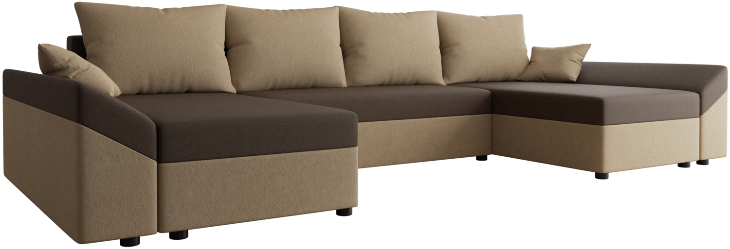 Ecksofa Chione U (Alova 07 + Alova 68) Bild 1