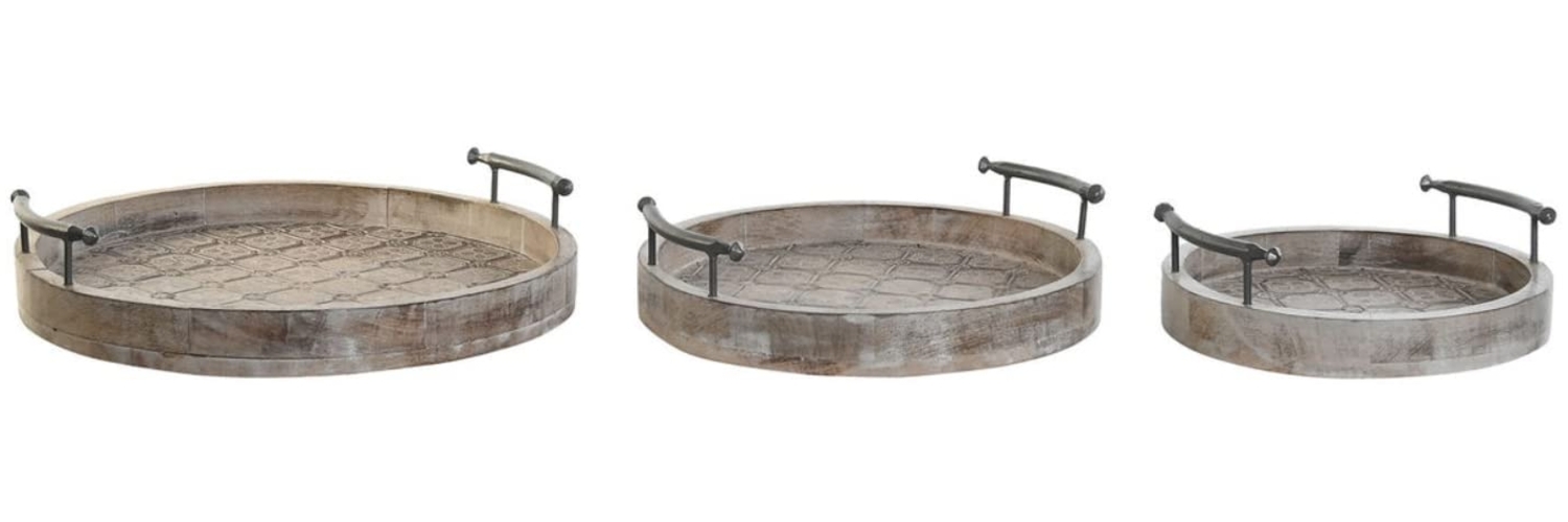 DKD Home Decor Tablett-Set, Standard Bild 1