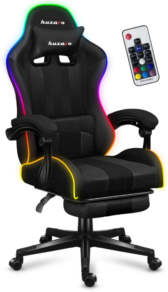 HUZARO Force 4.7 RGB Mesh Gaming Stuhl Bild 1