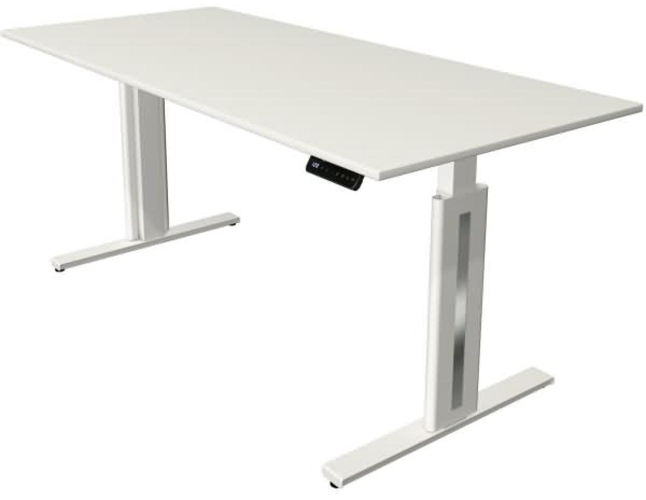 Kerkmann Move 3 fresh Schreibtisch Steh und Sitztisch (B) 180 x (T) 80 cm weiß Bild 1