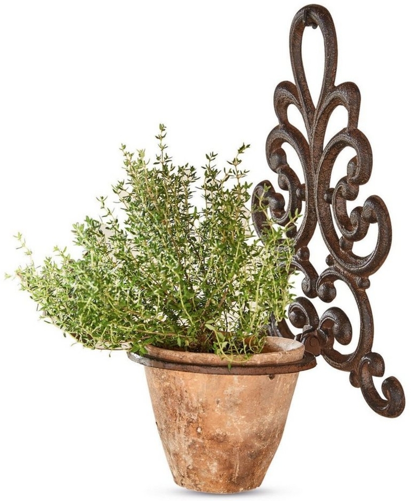 Mirabeau Übertopf Pflanztopfhalter Cecile antikbraun Bild 1