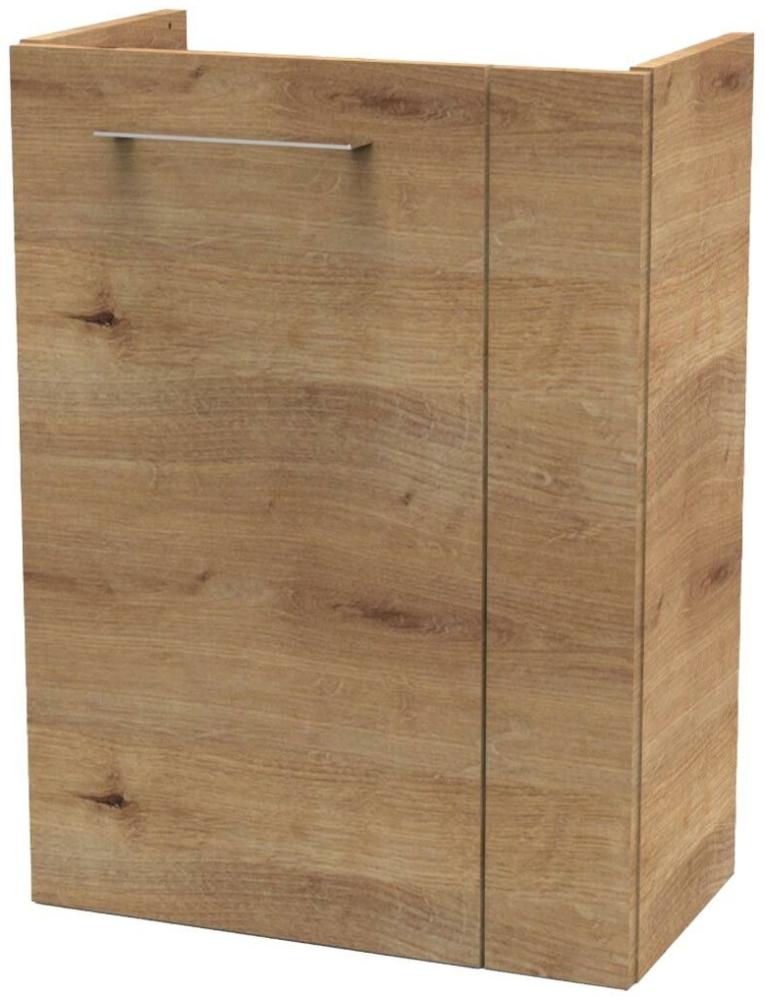 Fackelmann SBC MILANO Waschbeckenunterschrank 45 cm, Braun hell, links Bild 1