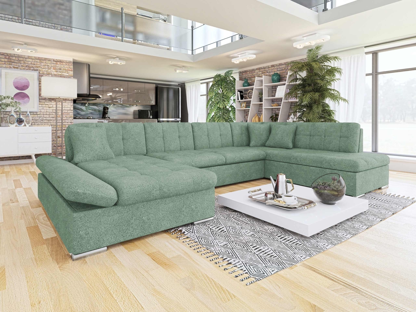 Wohnlandschaft Bergen (Farbe: Coral 55, Seite: Links) Bild 1