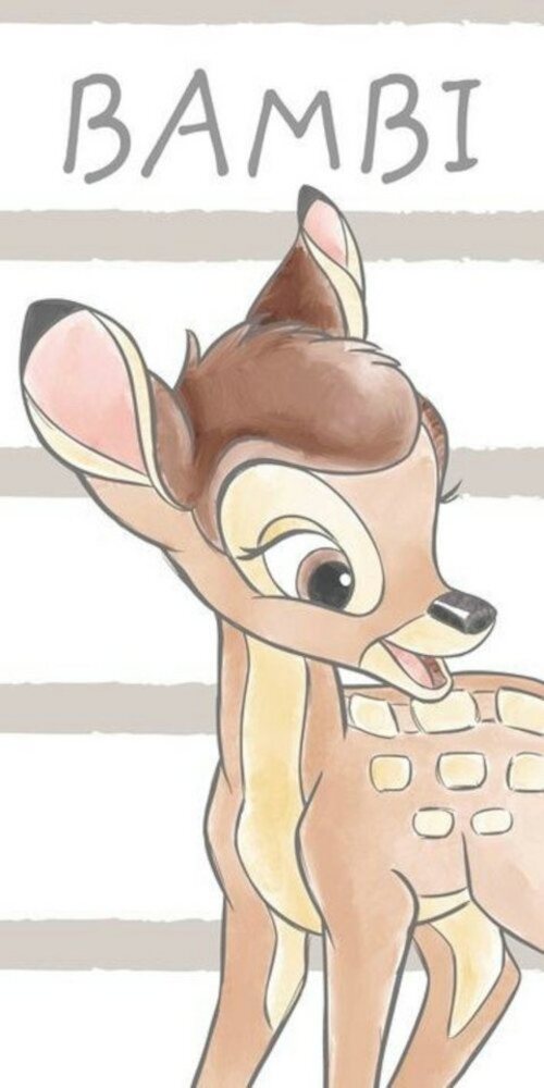 Bambi Disney Duschtuch Badetuch Strandtuch 70x140 cm Bild 1