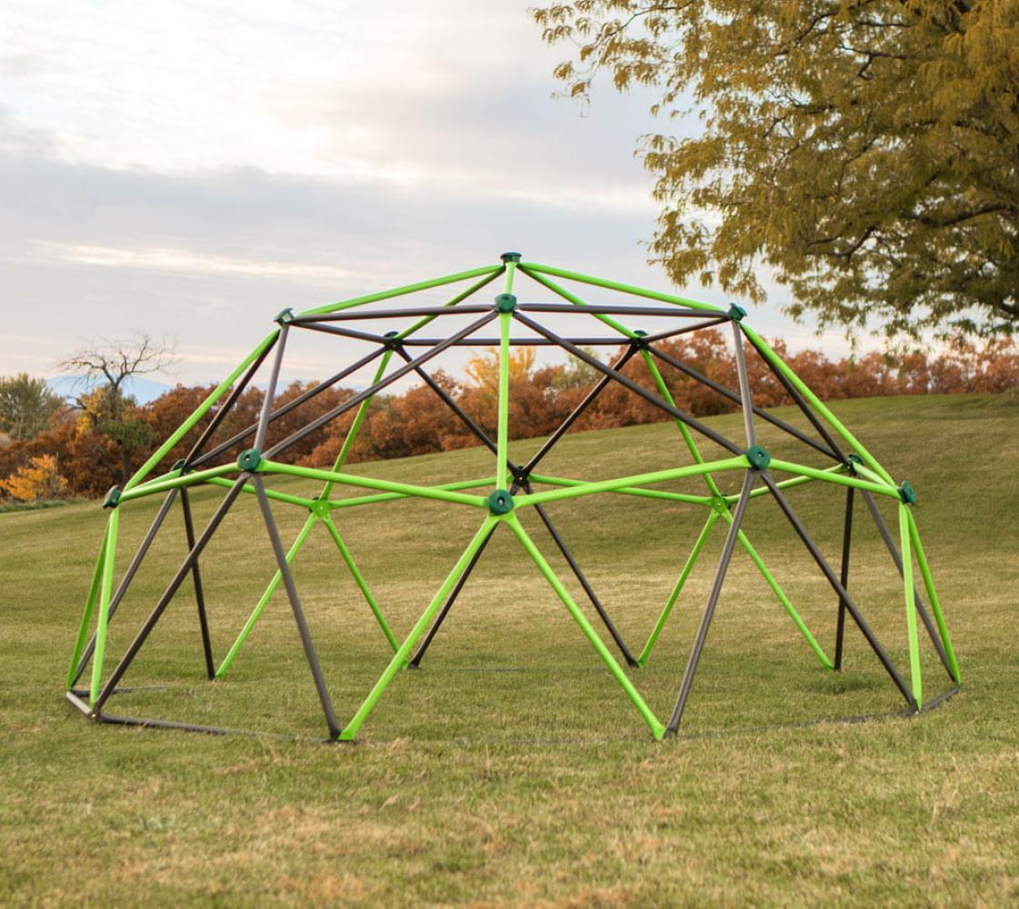 Lifetime Stahl Klettergerüst Geodome | Klettergerüst Garten | Grün/Bronze | Ø 335x168 cm Bild 1