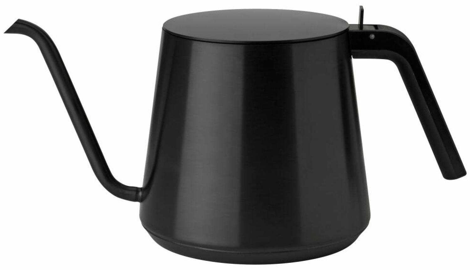 Stelton Wasserkessel Nohr Gooseneck, Pour Over Kanne, Edelstahl, Bakelit, Black Metallic, 1 L, 610 Bild 1