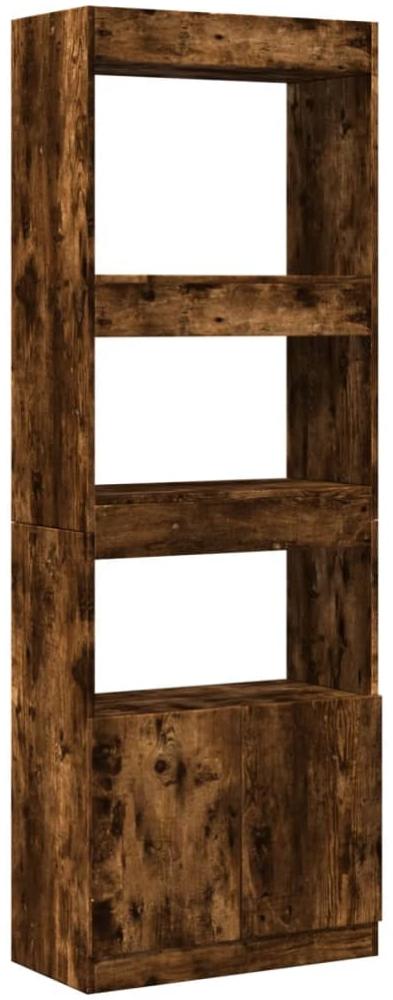 vidaXL Highboard 63x33x180 cm Räuchereiche Holzwerkstoff 3309604 Bild 1