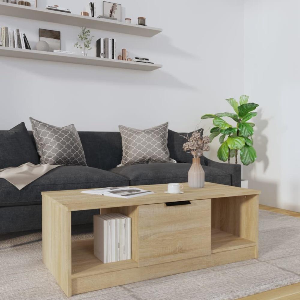vidaXL Couchtisch Sonoma-Eiche 102x50x36 cm Holzwerkstoff 811352 Bild 1