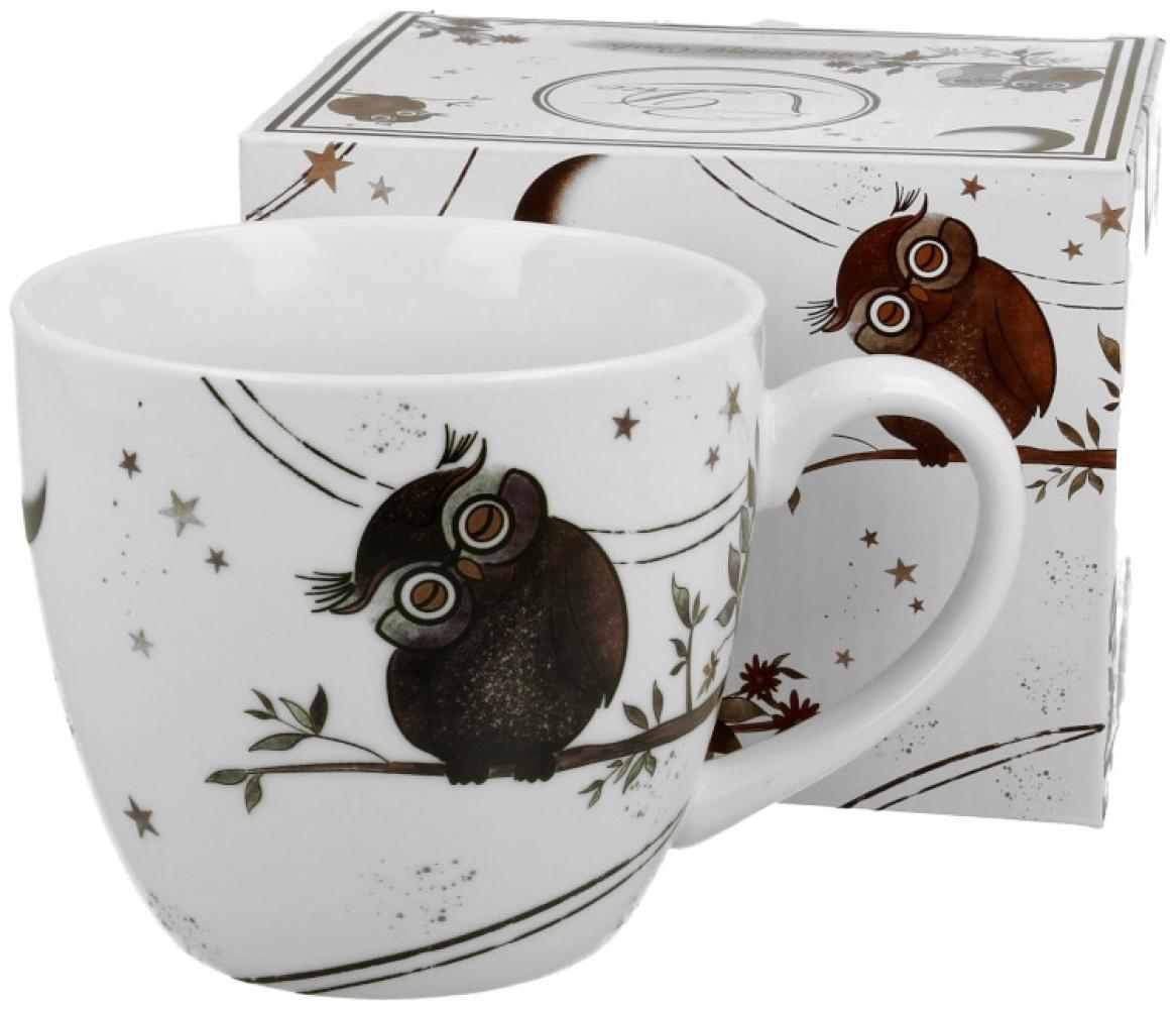 DUO ANIMALS Becher 460 ml CHARMING OWLS New Bone China Porzellan Bild 1