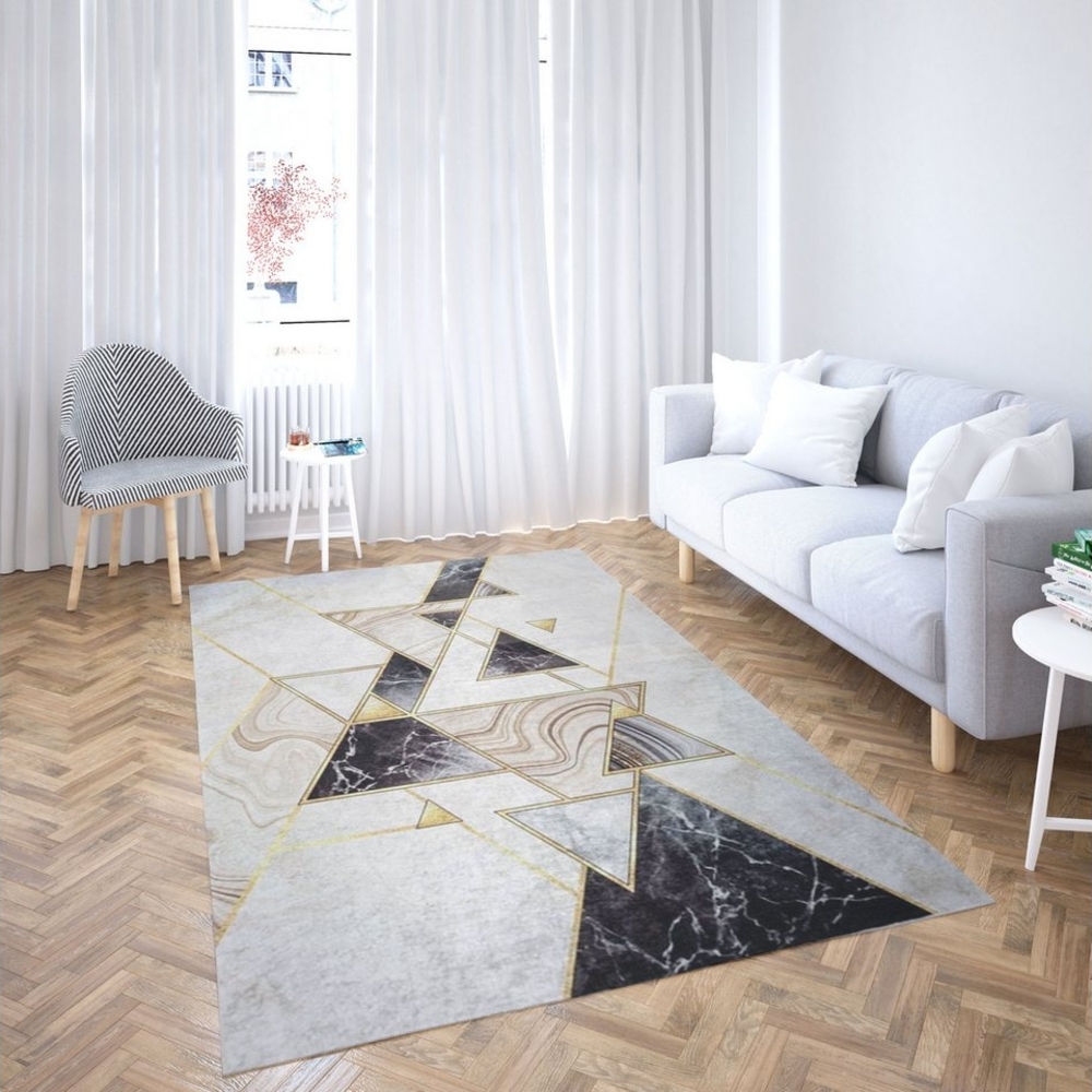 Jungengel Teppich Modern Wohnzimmer Abstrakt Dimension 8x Größen Läufer Carpet Waschbar, Rechteckig, Höhe: 8 mm, Fußbodenheizungsgeeignet, Saugrobotergeeignet, Maschinenwäschekomform Bild 1