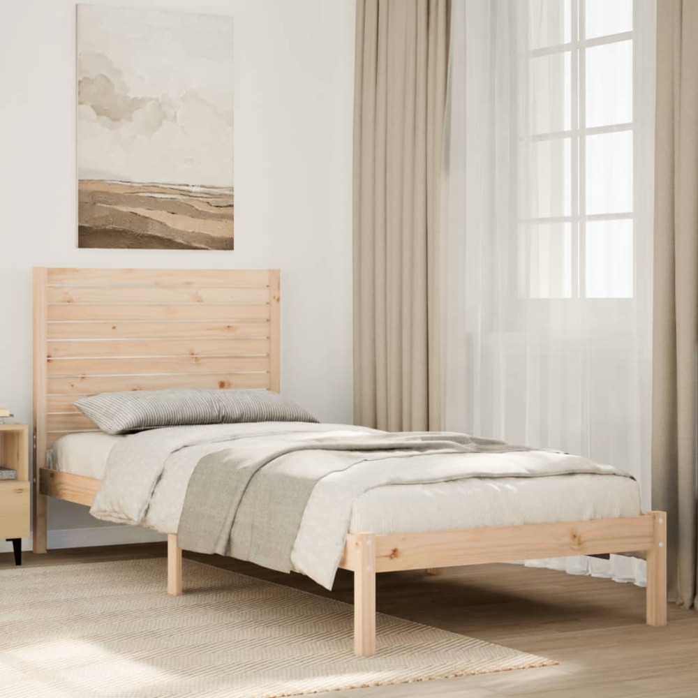 Massivholzbett Extra Lang ohne Matratze 90x220 cm 3309309 Bild 1