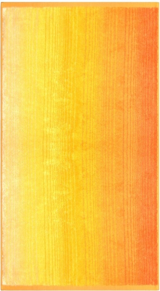 Handtücher Duschtücher - Farbverlauf Design - aus Bio Baumwolle Handtuch Colori, 50x100 cm,gelb Bild 1