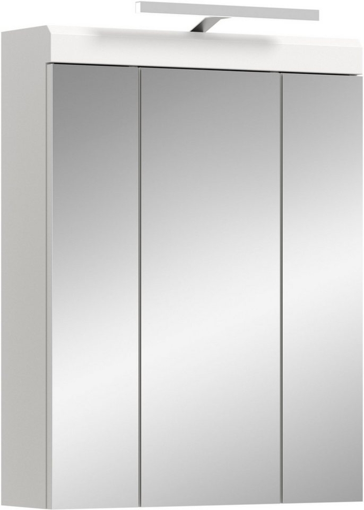 INOSIGN Spiegelschrank Siena, Breite 60cm, inkl. Beleuchtung, 3 Spiegeltüren, 9 Fächer (Set) in verschiedenen Farben erhältlich, Badmöbel, Spiegel, Badschrank, Bad Bild 1