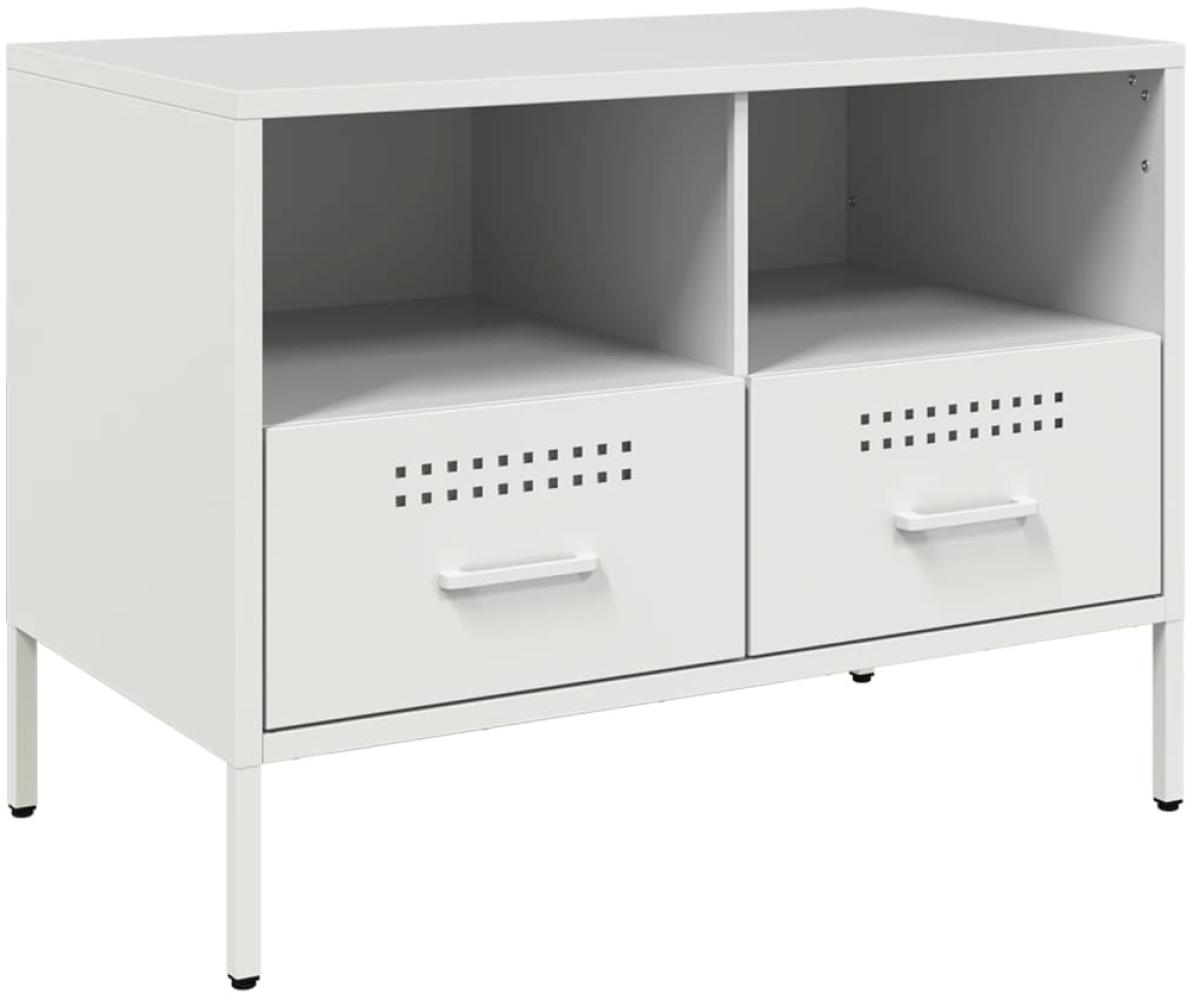 vidaXL TV-Schrank Weiß 68x39x50,5 cm Stahl 843052 Bild 1