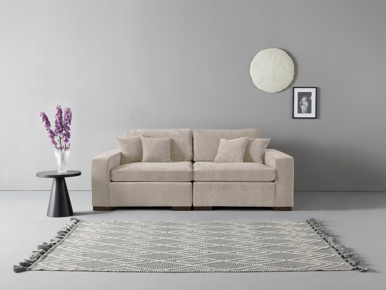 Guido Maria Kretschmer Home&Living 2-Sitzer Skara, Lounge-Sofa mit Federkernpolsterung, in vielen Bezugsvarianten Bild 1