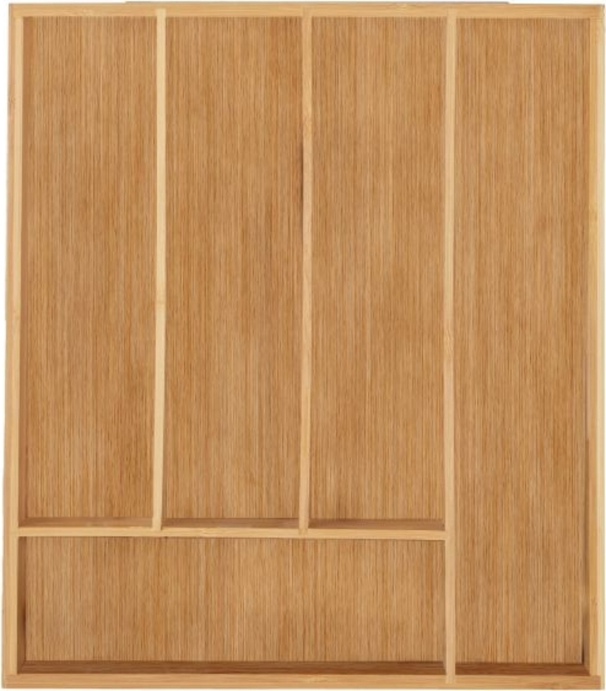 2 x Besteckkasten Bambus 5 Fächer 10044010 Bild 1