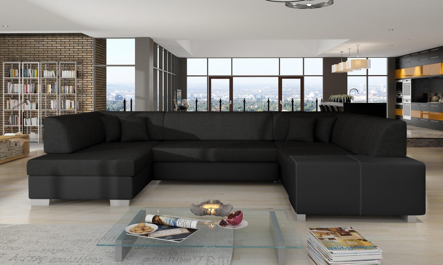 Wohnideebilder Havana Schwarz Ecksofas & Eckcouches Hv45 Bild 1