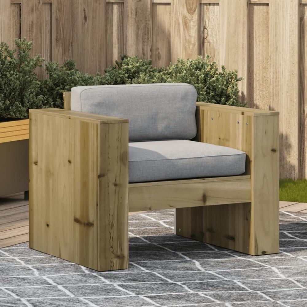 vidaXL Gartensessel 79x60x62 cm Kiefernholz Imprägniert 844624 Bild 1