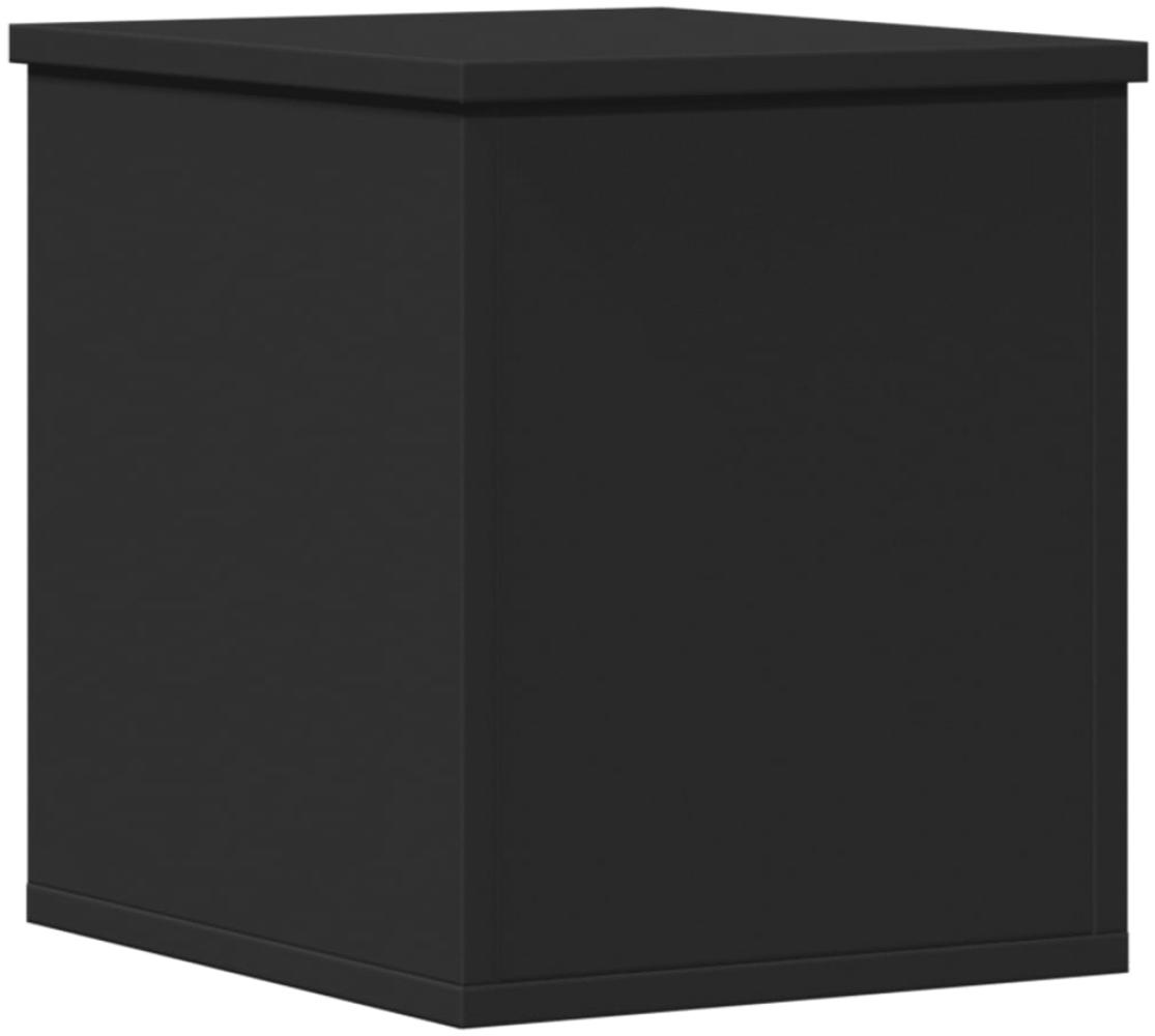 vidaXL Truhe Schwarz 30x35x35 cm Holzwerkstoff 840668 Bild 1