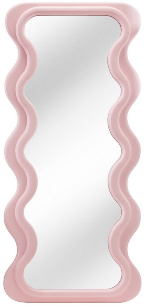 riess-ambiente Wandspiegel CURVY 160cm rosa (Einzelartikel, 1-St), Flur · Kunststoff · Rahmen · Wellen · Ganzkörper · Groß · Modern Bild 1