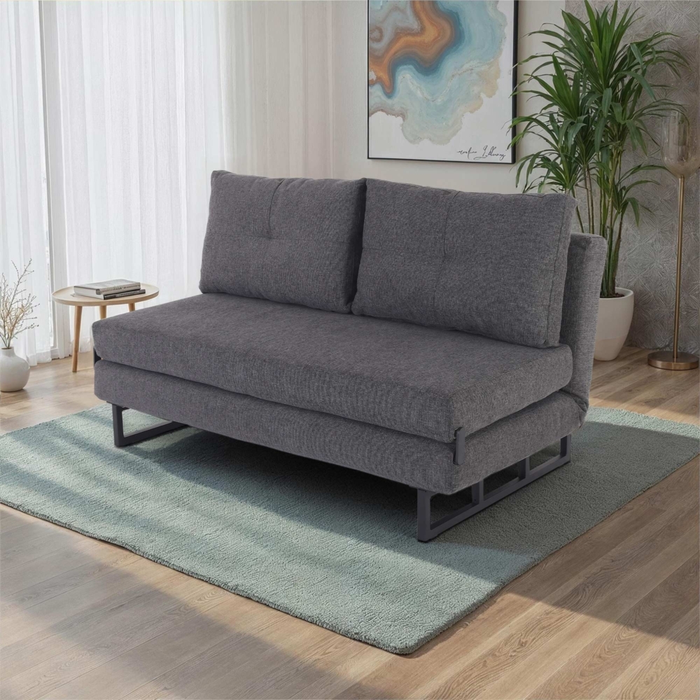Raburg Schlafsofa 2-Sitzer, klappbare Gästebett-Funktion, Mikrofaser, Zara, bequeme Liegefläche: 150 cm breit x 192 cm tief Bild 1