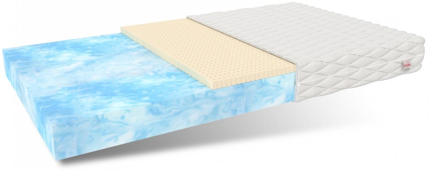 'Toti' Kaltschaummatratze, Bio Foam Schaum Latex, H2/H3, Höhe 19 cm, 90x200 cm Bild 1