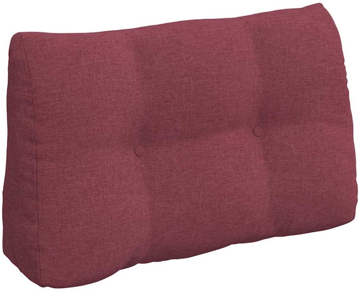 vidaXL Rücken Kissen Weinrot 80 x 24 x 50 cm Stoff 42014415 Bild 1