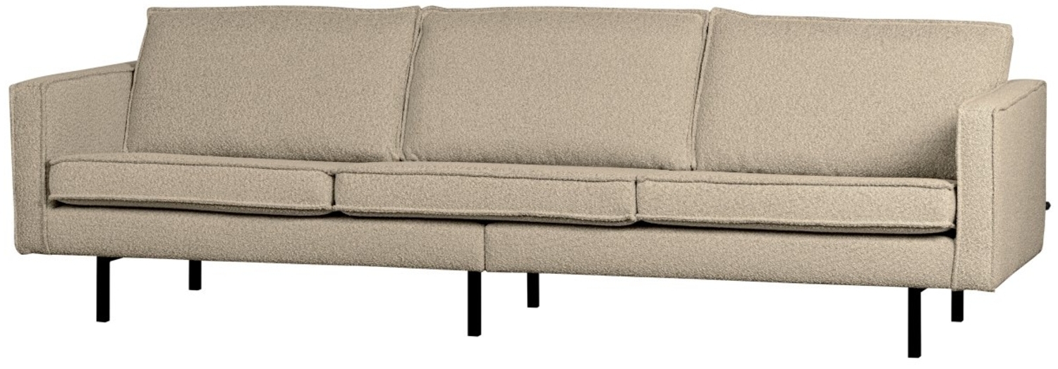 Sofa Rodeo 3 Sitzer aus Boucle-Stoff, Beige Bild 1