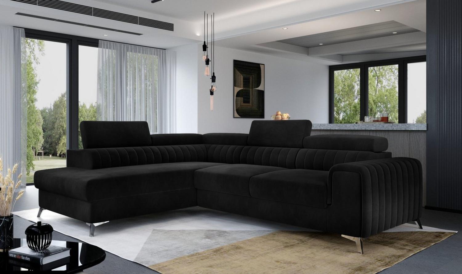 MOEBLO Ecksofa OLIVIER, mit Schlaffunktion und Bettkasten, Couch für Wohnzimmer, Schlafsofa Sofagarnitur L-Form Wohnlandschaft mit Bettfunktion, mit Schlaffunktion, mit Relaxfunktion Bild 1