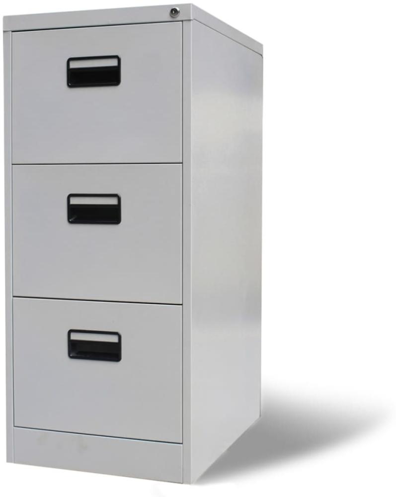 vidaXL Aktenschrank Hellgrau 46x62x102,5 cm Stahl 20123 Bild 1