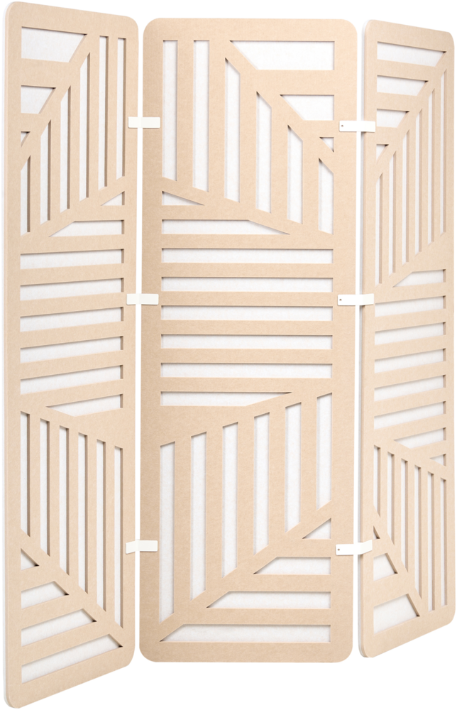 Büro-Raumteiler Paravent FUTURA Beige Bild 1