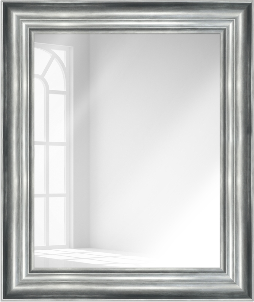 WANDStyle Wandspiegel H240 aus Kunststoff in Silber 63 x 83 cm im Stil Modern Bild 1